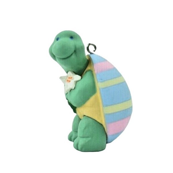 Hallmark Keepsake Ornament Best Dressed Turtle 1993 Easter Collection - Picture 3 of 8